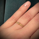 Champagneringe 14 karat guld