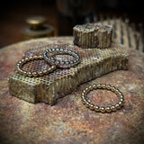 Kugleringe guld 3 mm kuglestr.