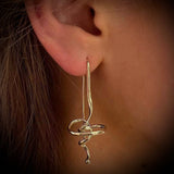 Pirouette øreringe guld