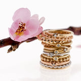 Kugleringe guld 3 mm kuglestr.